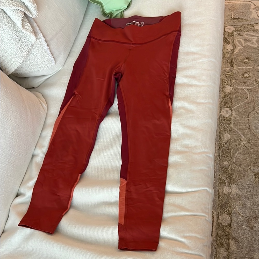 Outdoor Voices Red and Orange Leggings